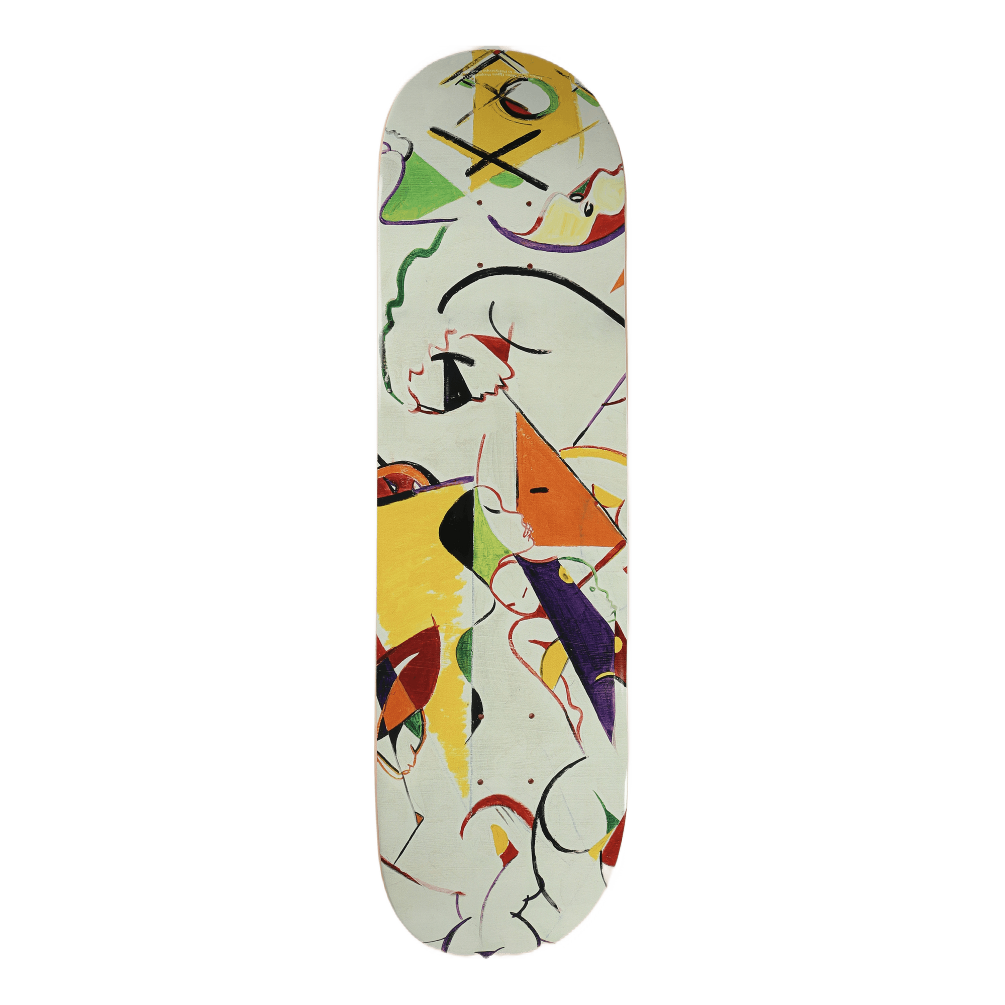 Self-portrait Skate Deck Cream