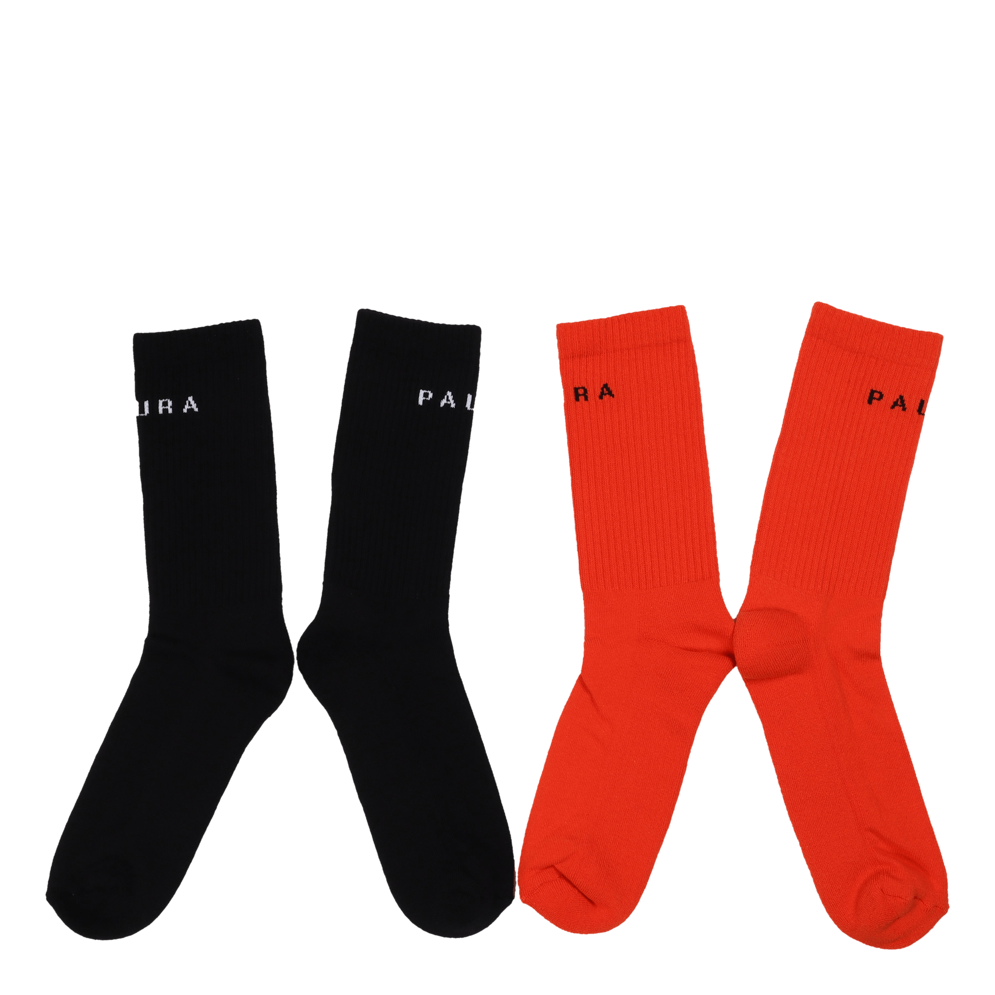 Zeo Socks Black Orange