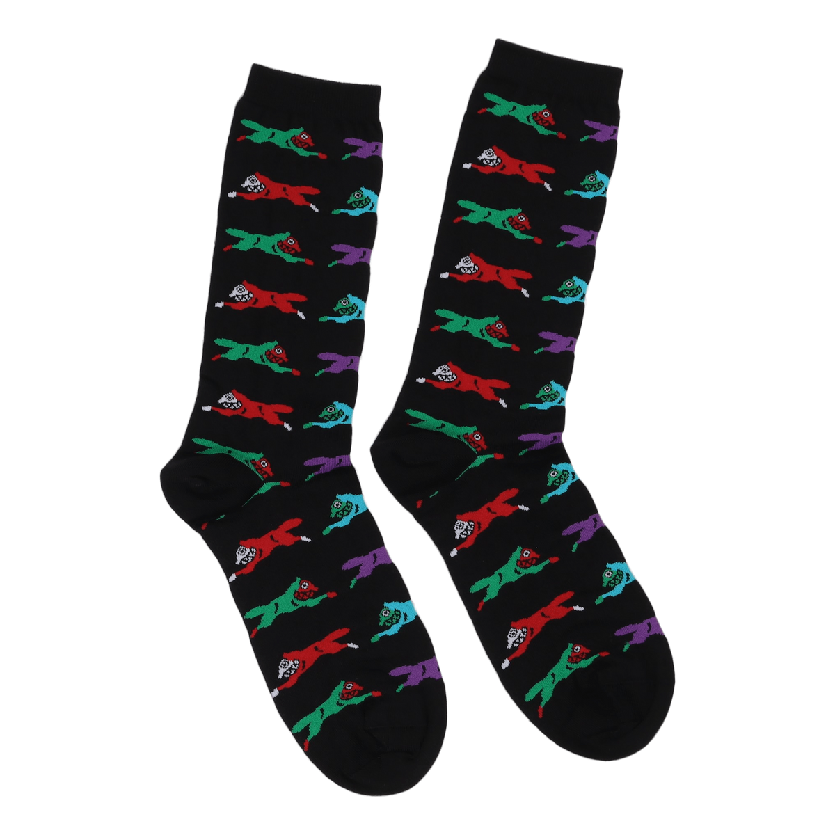 Running Dog Socks Black