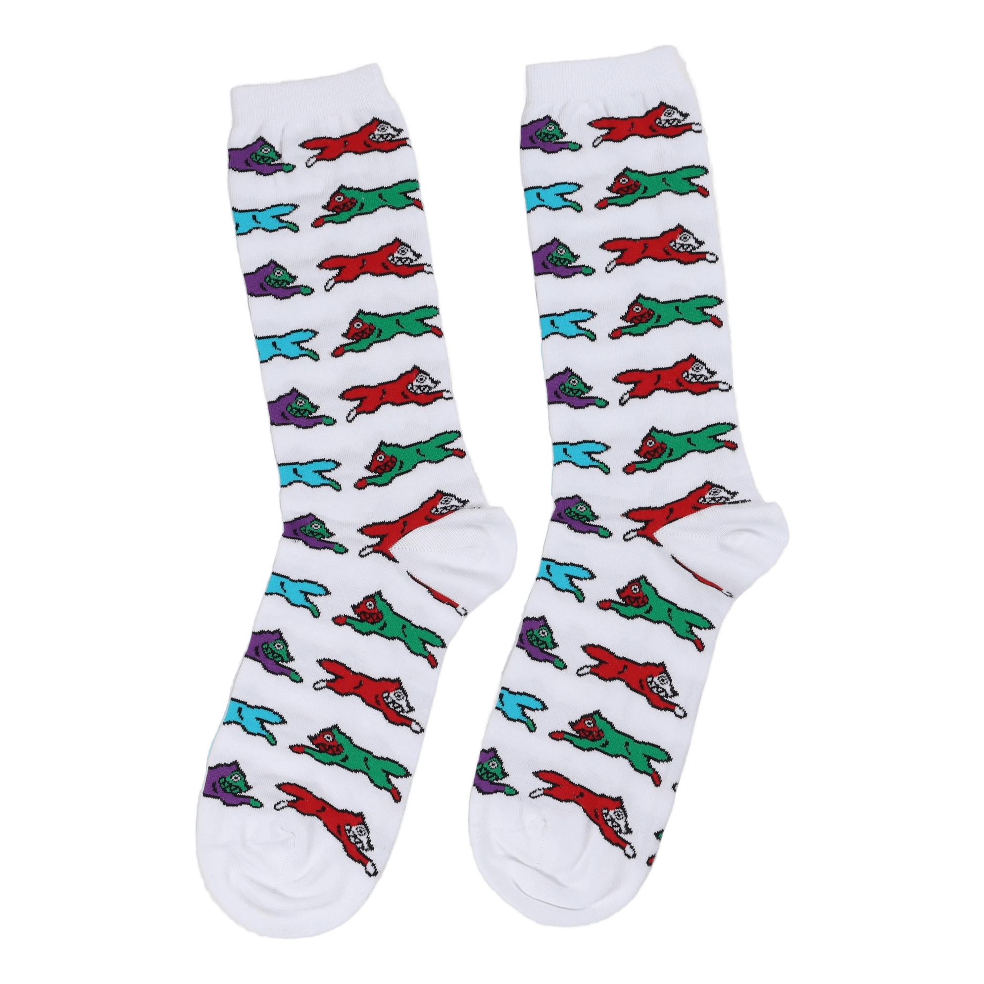 ICECREAM Running Dog Socks Wh Caliroots