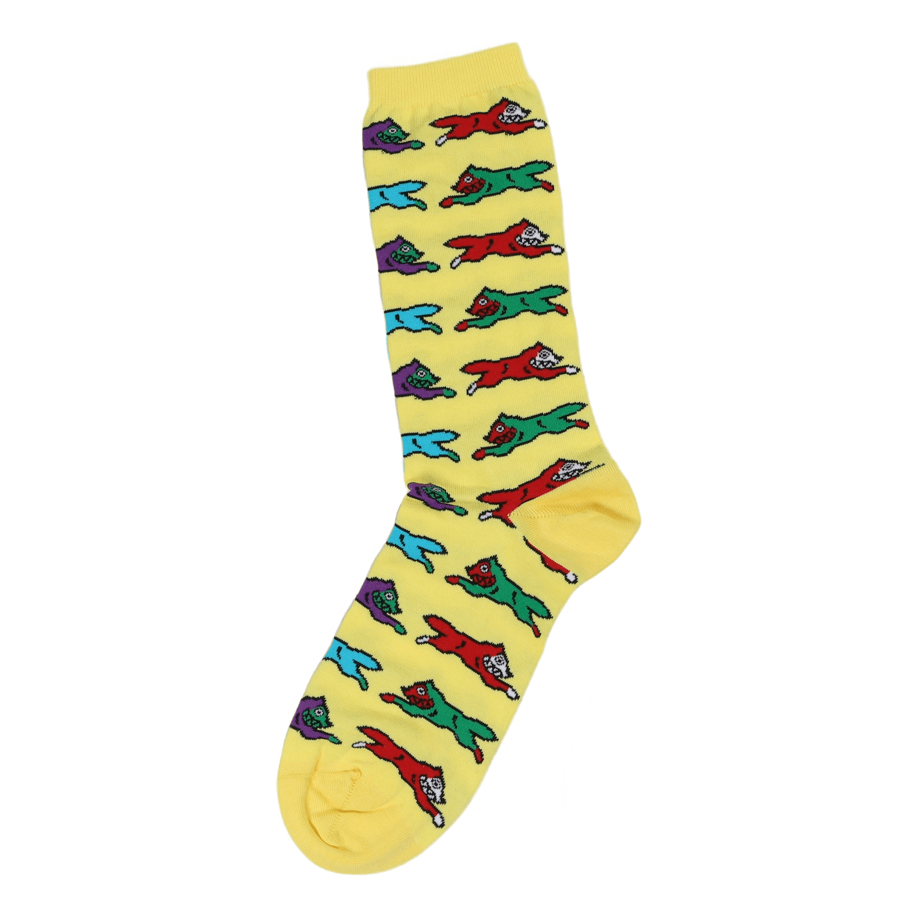 Running Dog Socks Yellow