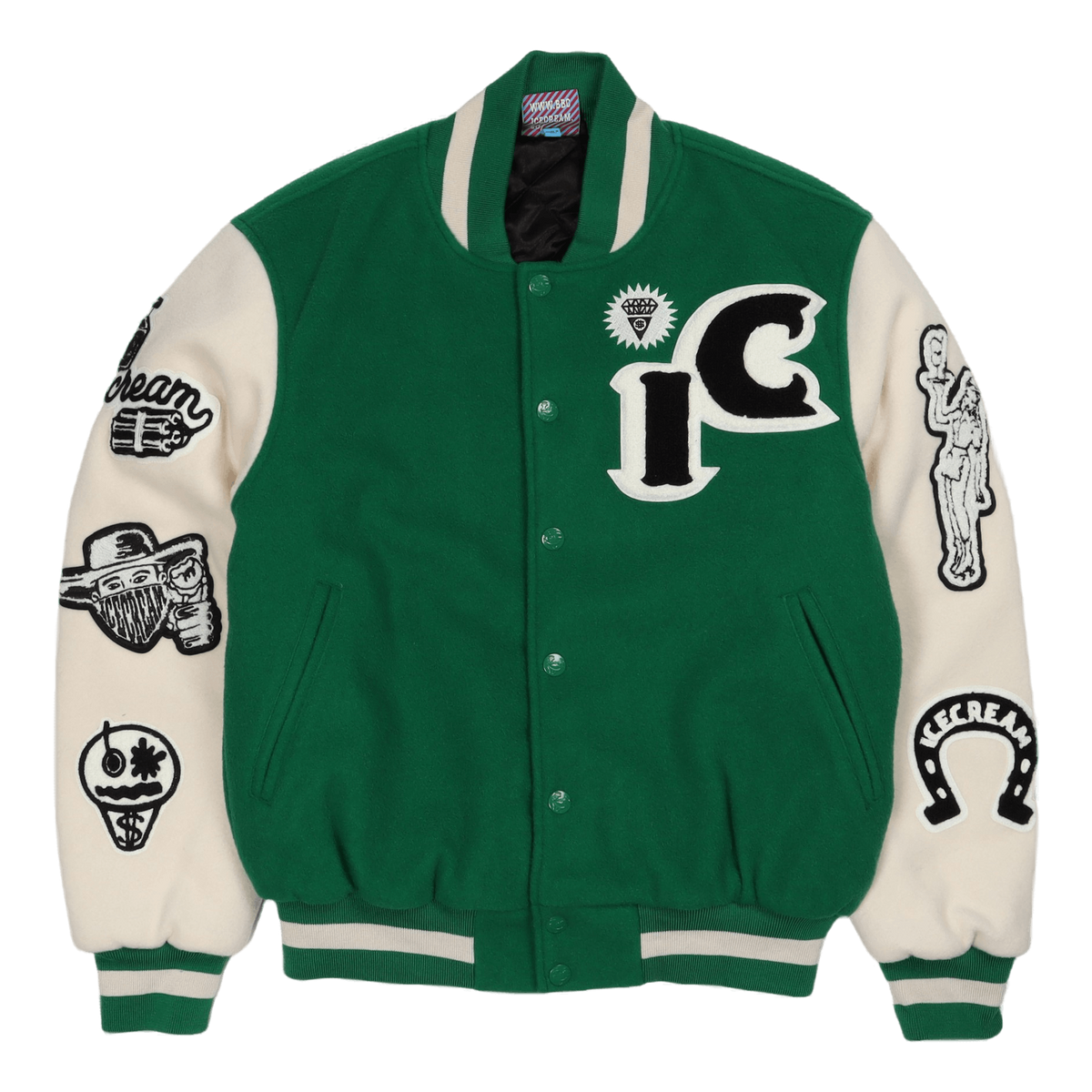 Rodeo Varsity Jacket Green