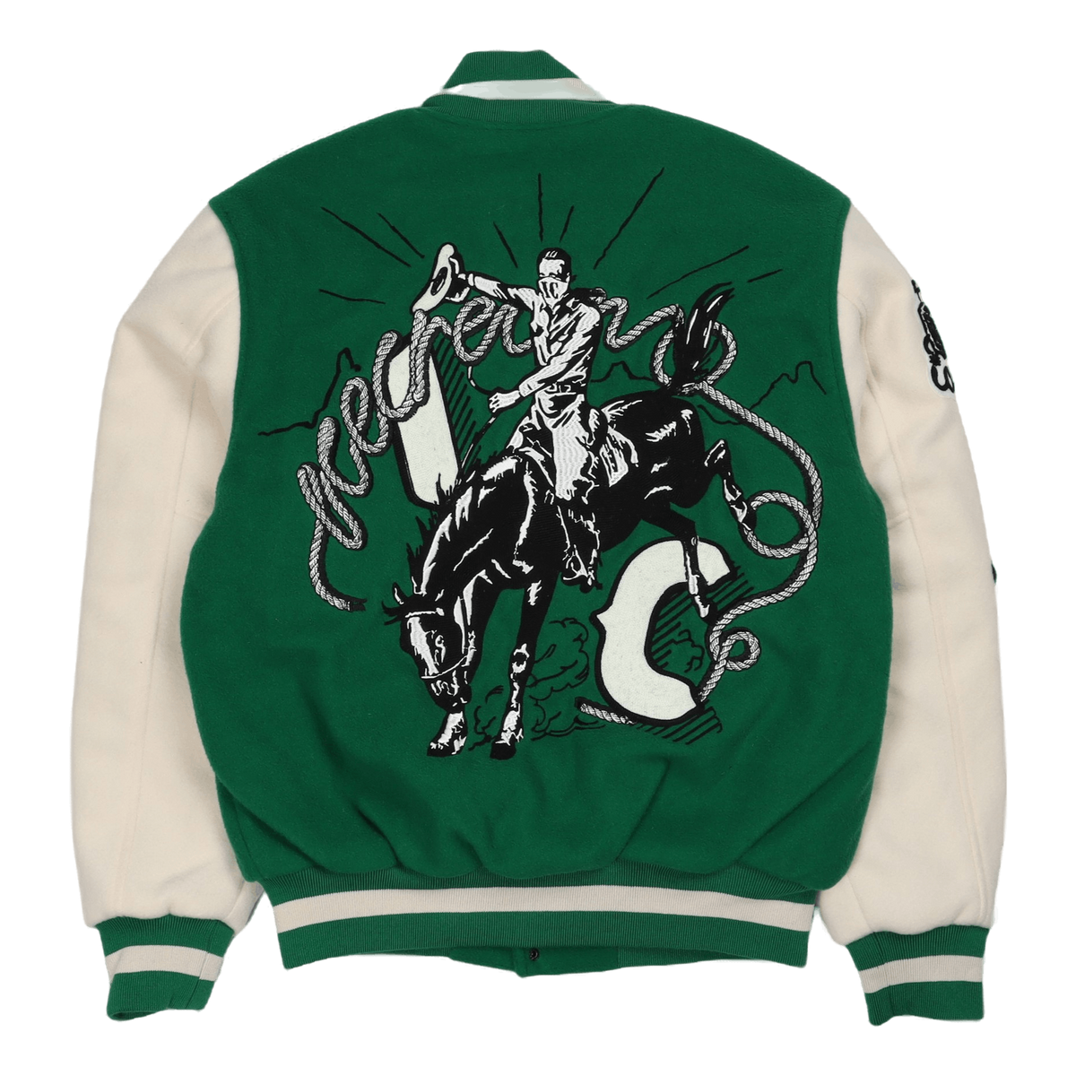 Rodeo Varsity Jacket Green
