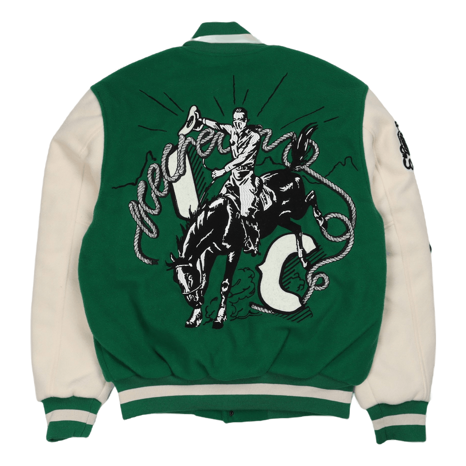 Rodeo Varsity Jacket Green