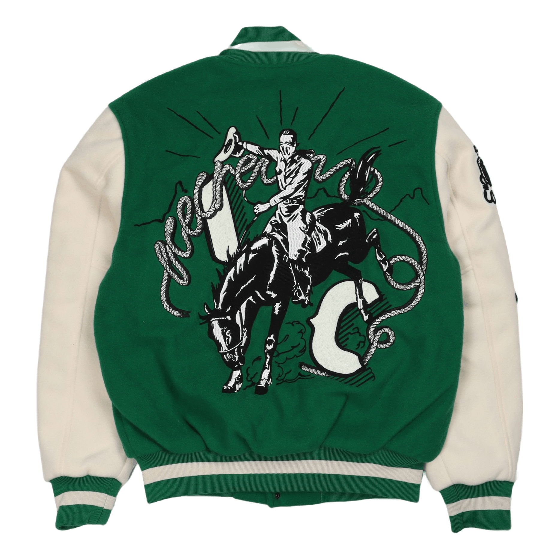 Rodeo Varsity Jacket Green