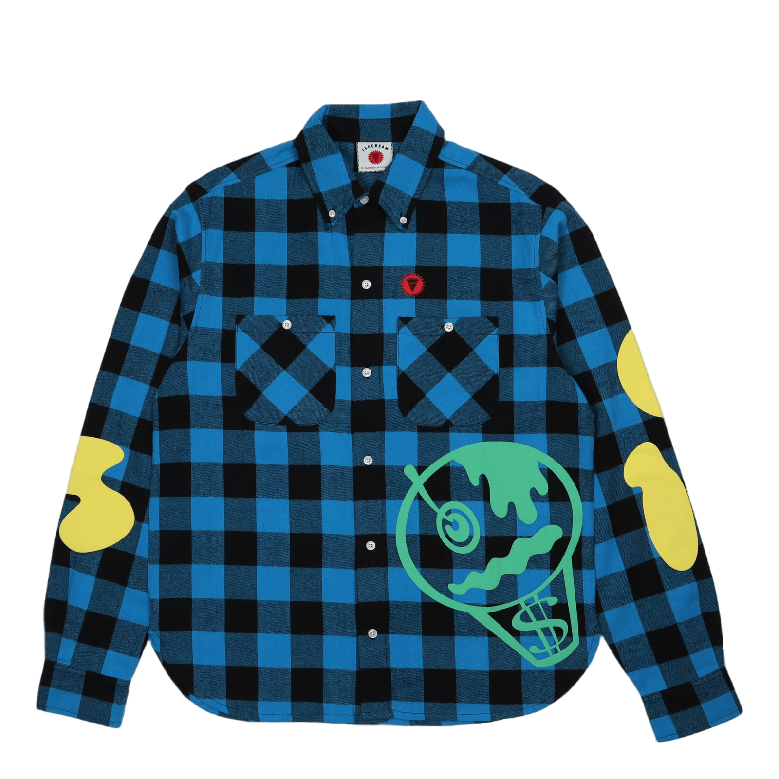 Check Flannel Shirt Blue