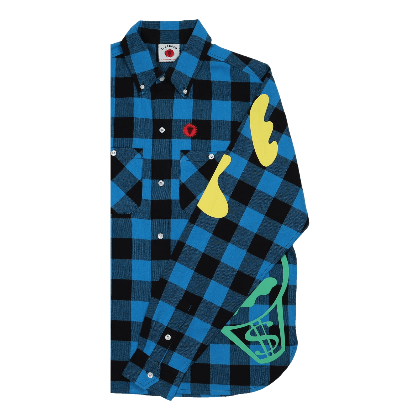 Check Flannel Shirt Blue