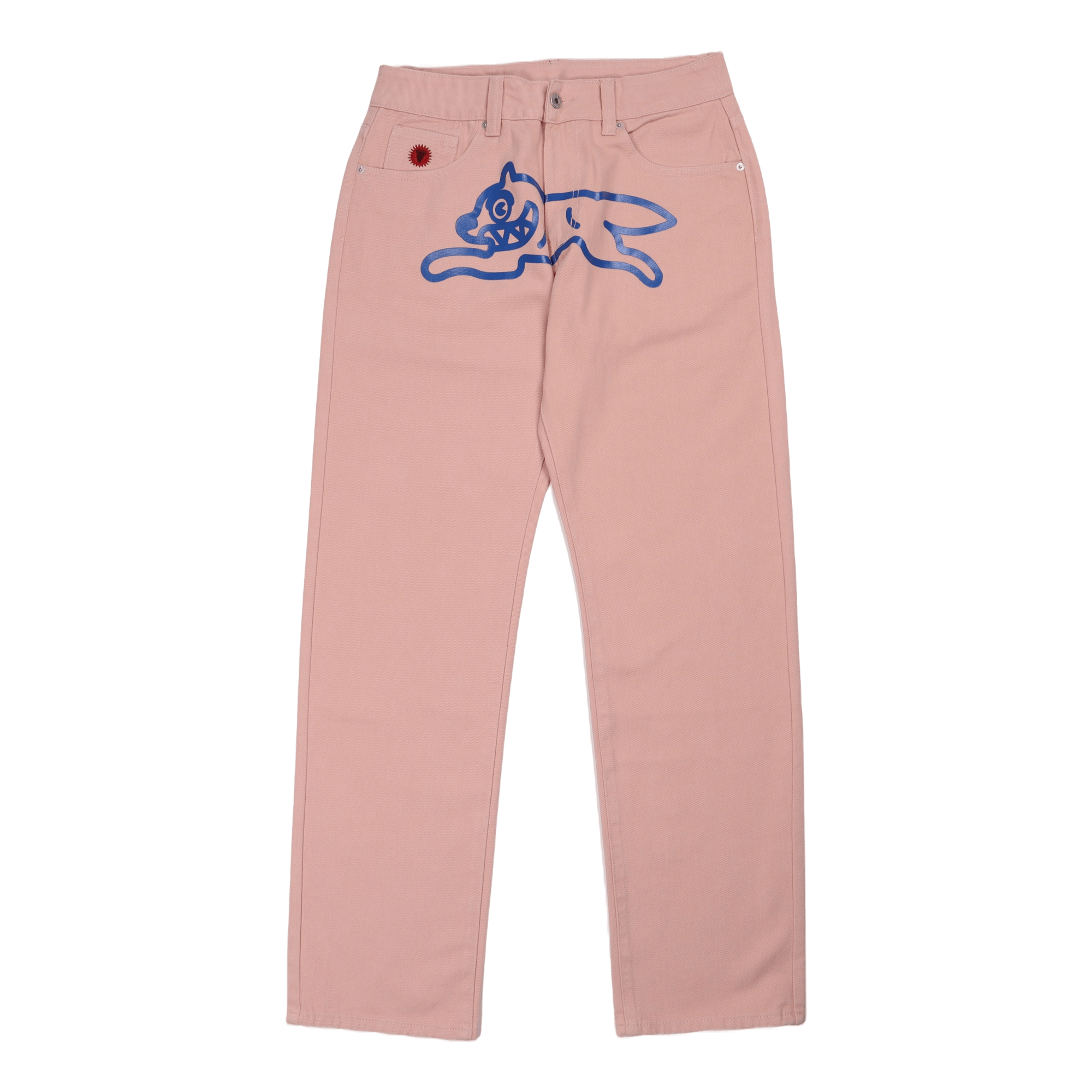 Running Dog Denim Pant Pink