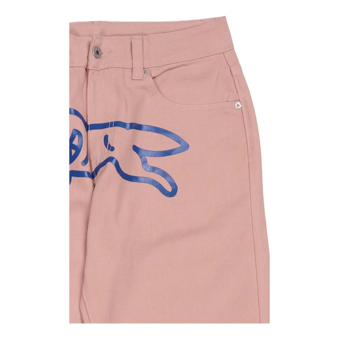 Running Dog Denim Pant Pink