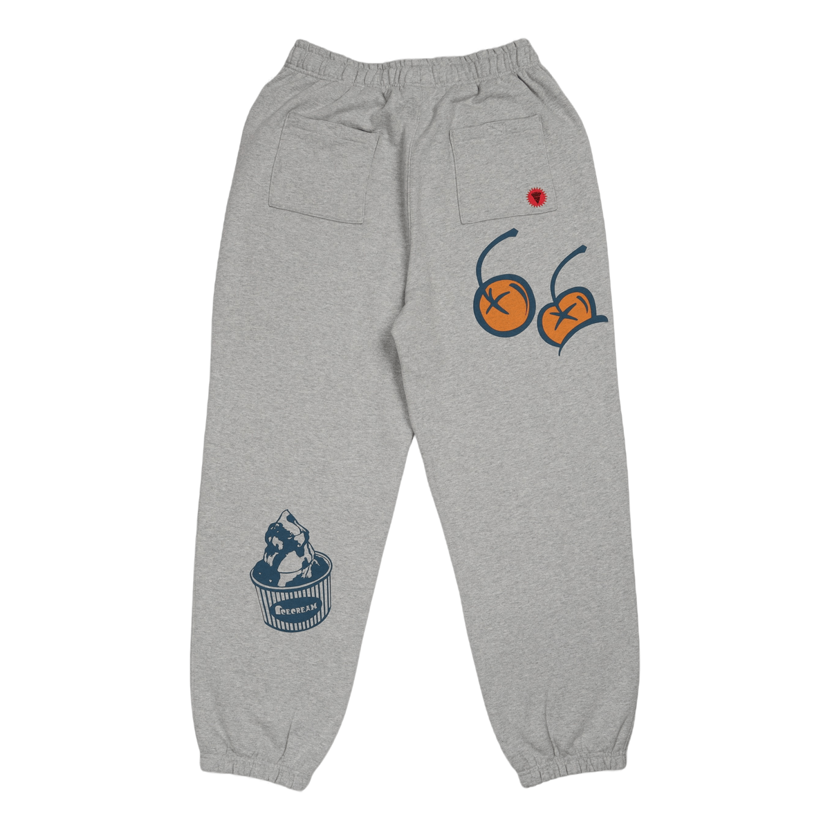 Multi Logo Sweatpant Heather Grey