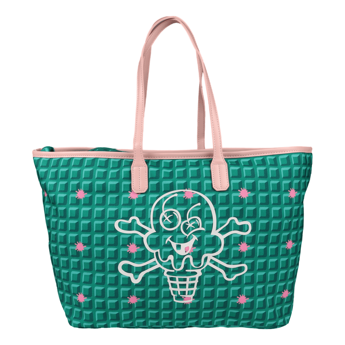 Waffle Tote Bag Green