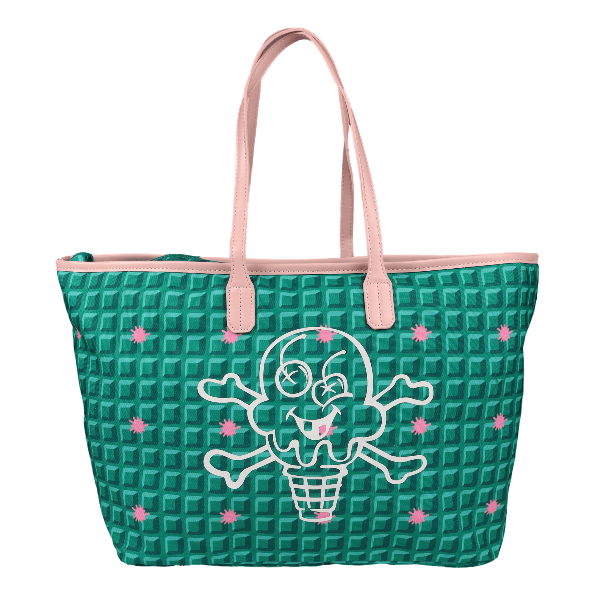 Waffle Tote Bag Green