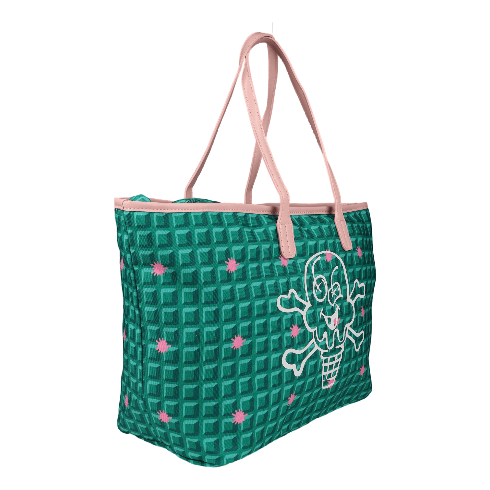 Waffle Tote Bag Green