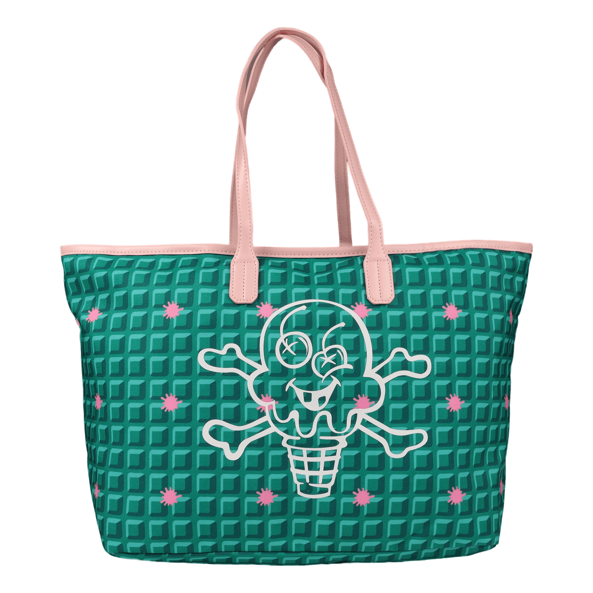 Waffle Tote Bag Green