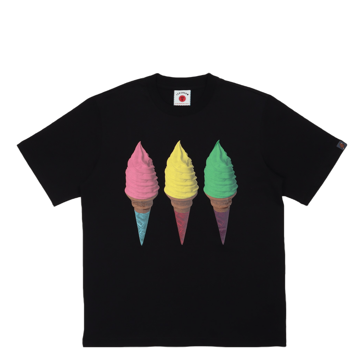 Triple Cone T-shirt Black