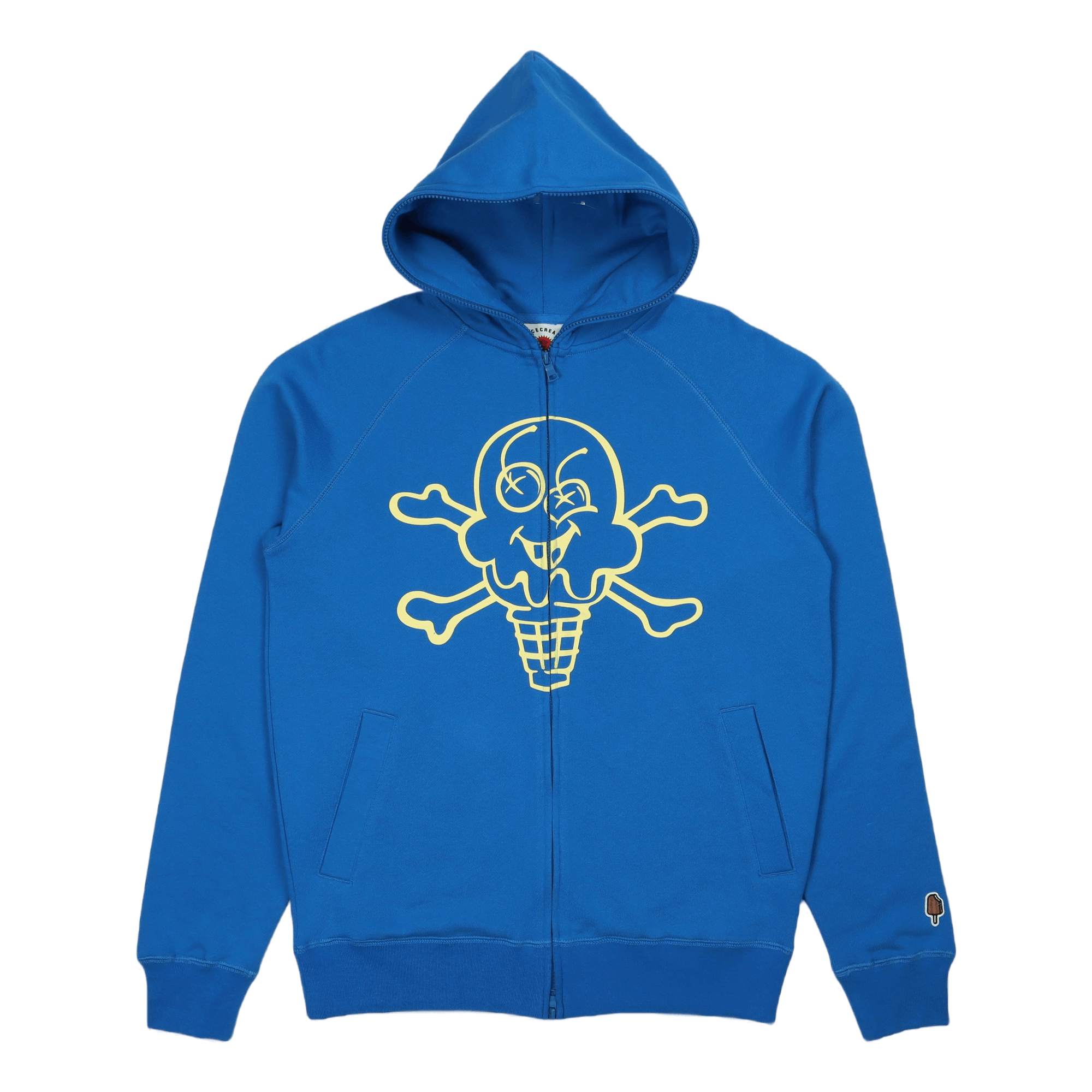 Cones & Bones Full Zip Hood Blue