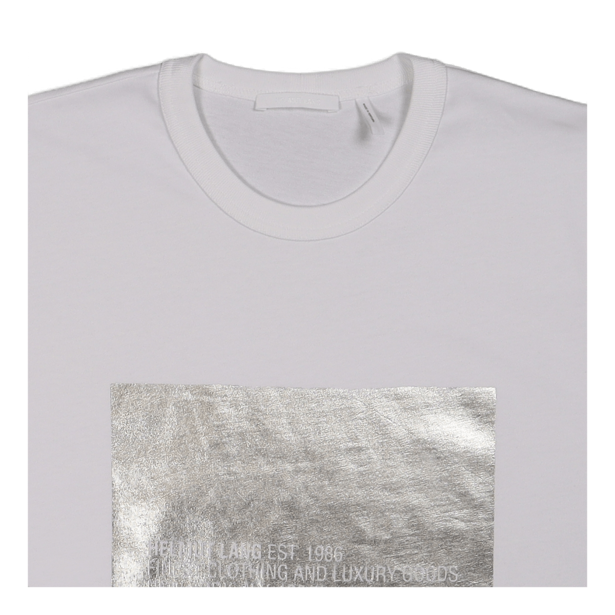 Silver Tee.metallic White