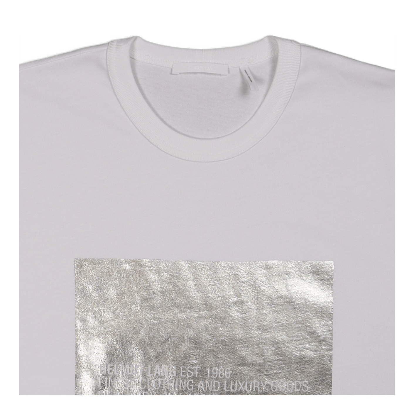 Silver Tee.metallic White