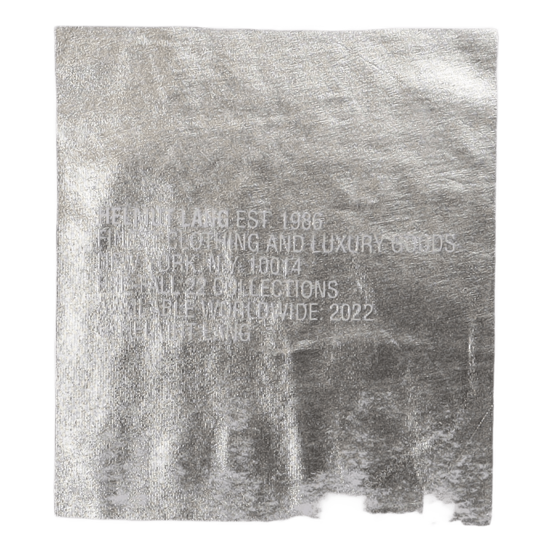 Silver Tee.metallic White