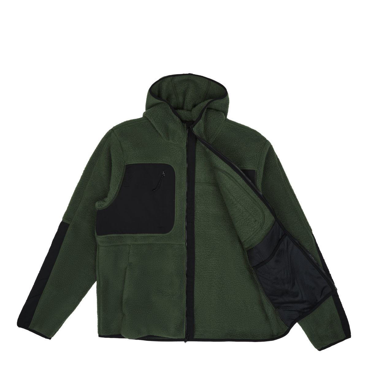 Hicamp™ Fleece Hoody Surplus Green