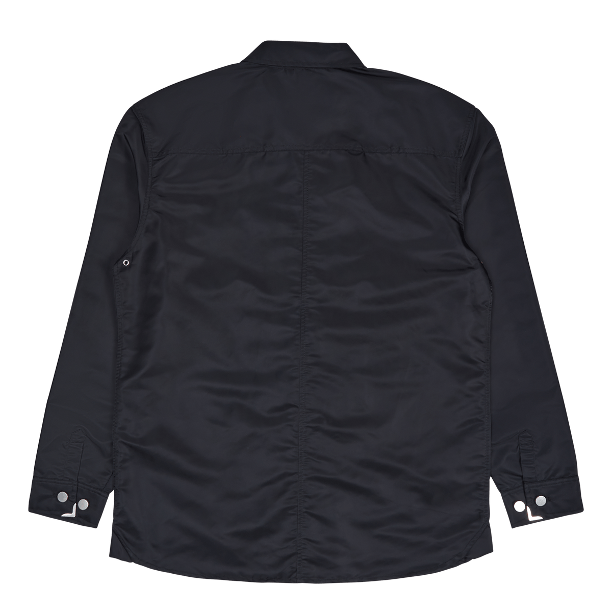 Army Zip Overshirt Black