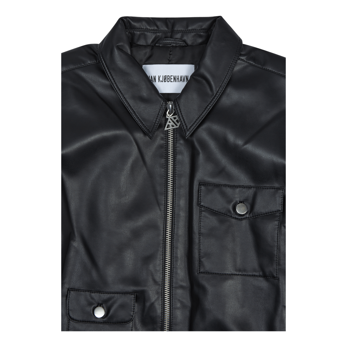 Army Zip Overshirt Black