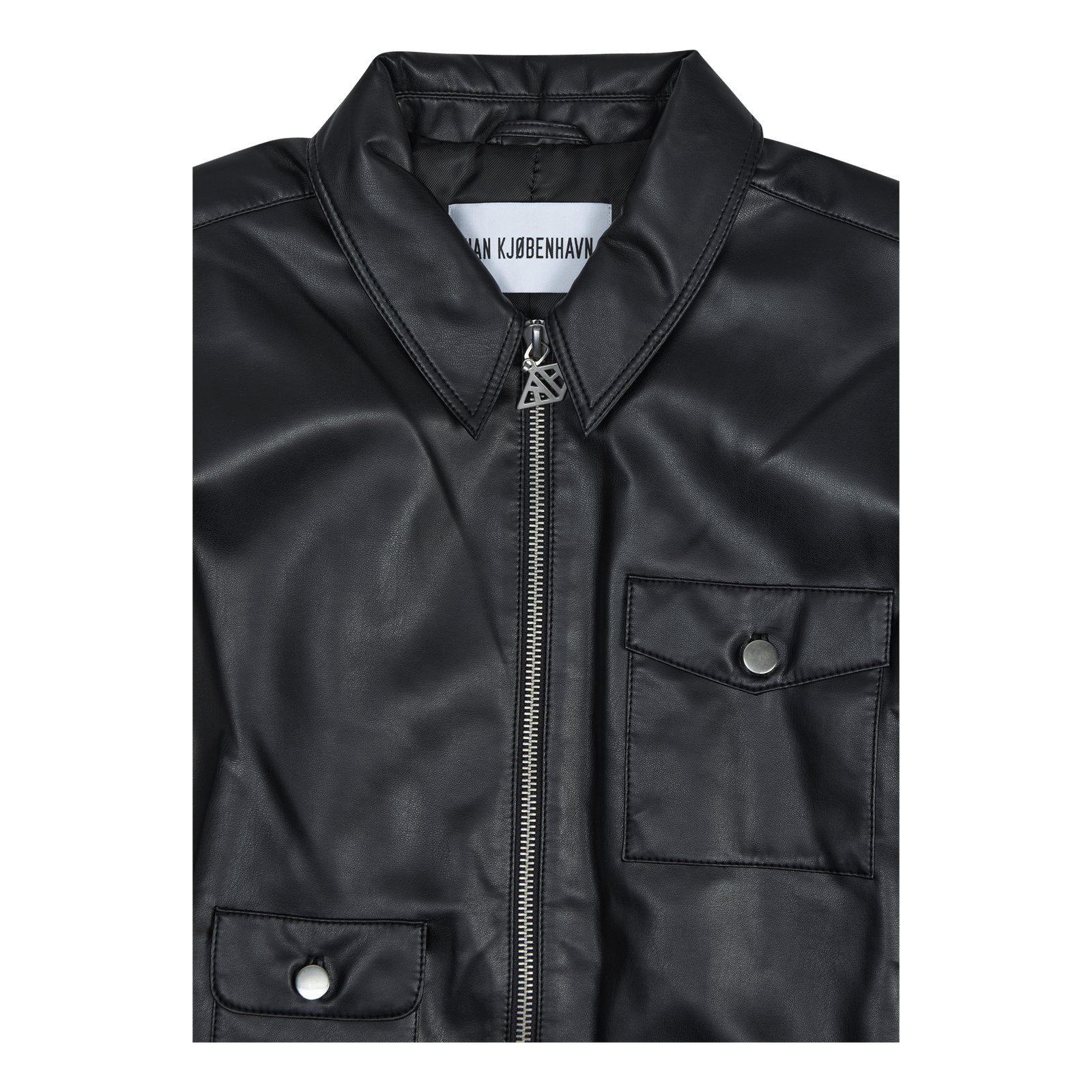 Army Zip Overshirt Black
