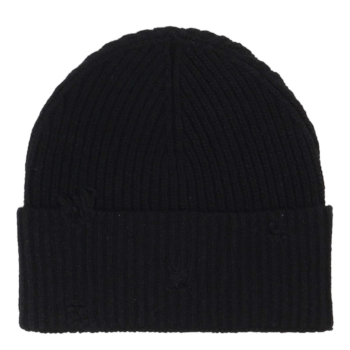 Distressed Beanie Black