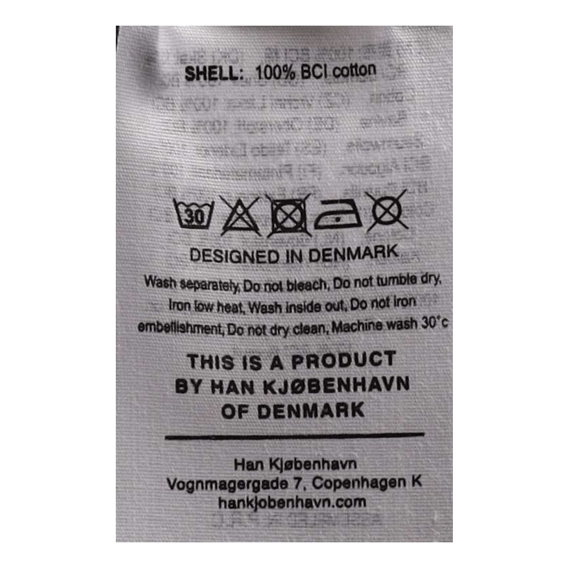 Casual Tee Long Sleeve White Logo