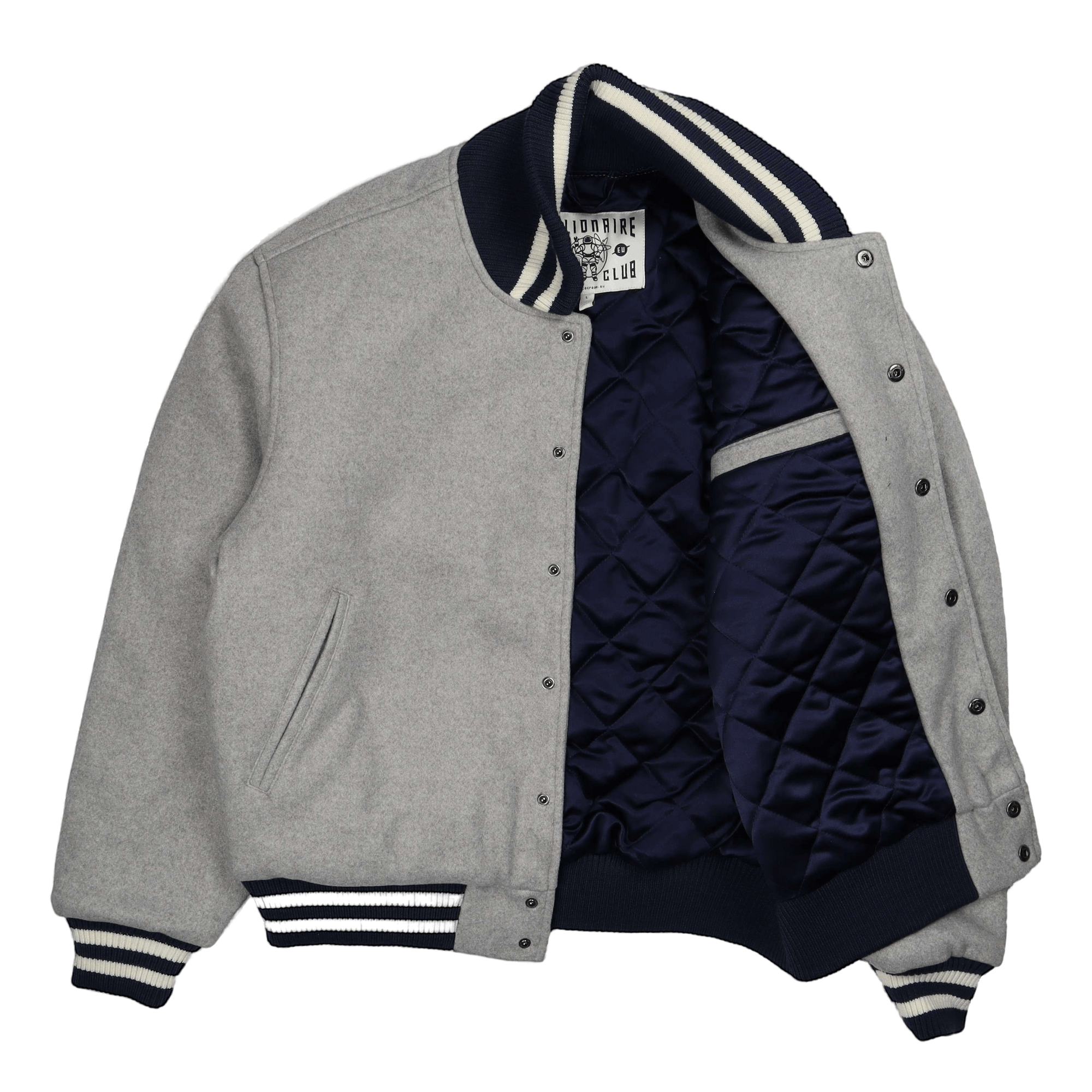 Astro Varsity Jacket Grey