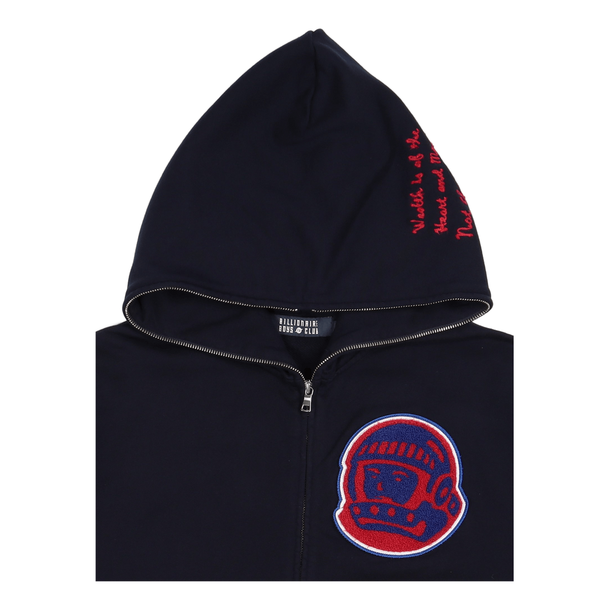 Heart And Mind Zip Through Hoo Navy