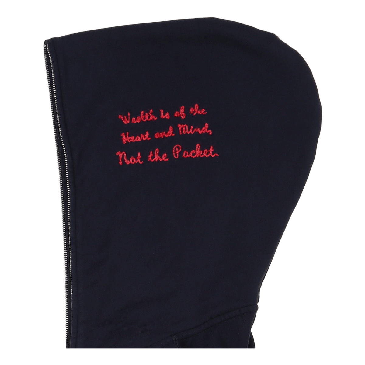 Heart And Mind Zip Through Hoo Navy