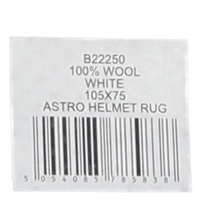 Astro Helmet Rug White