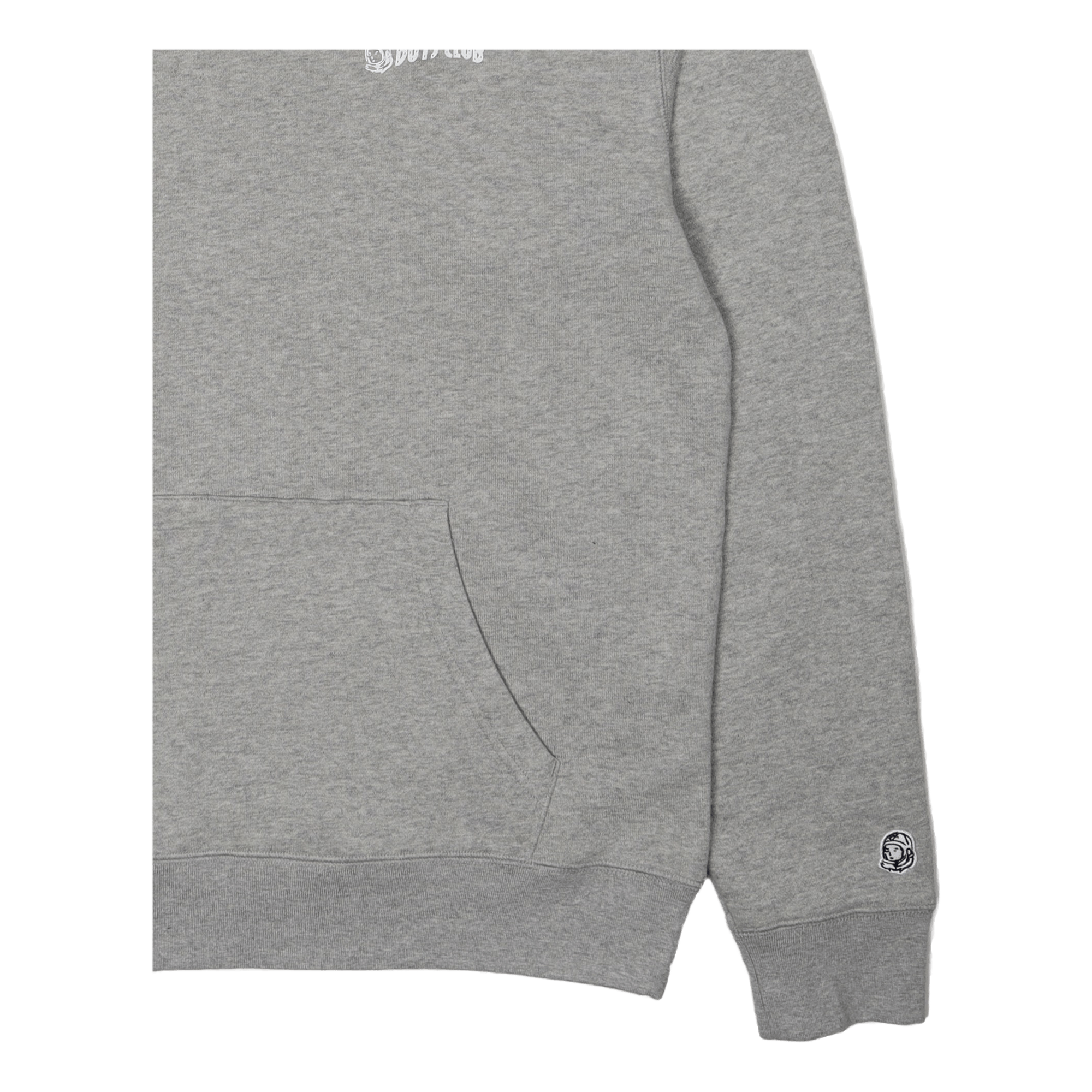 Small Arch Logo Popover Hood Heather Grey