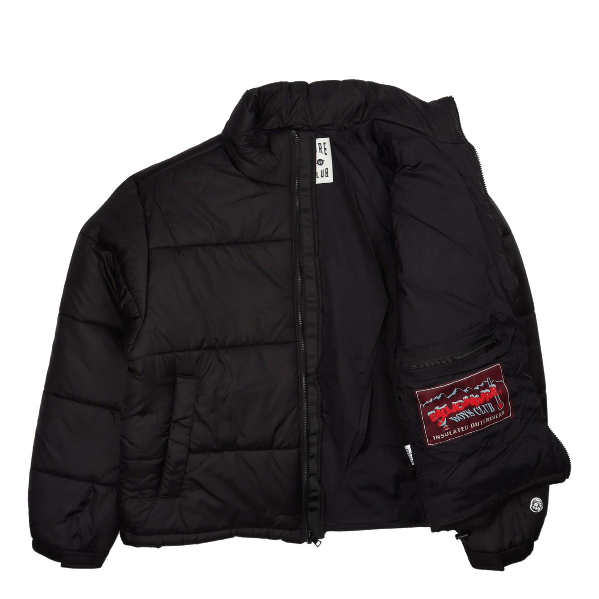 Small Arch Logo Puffer Jacket Black