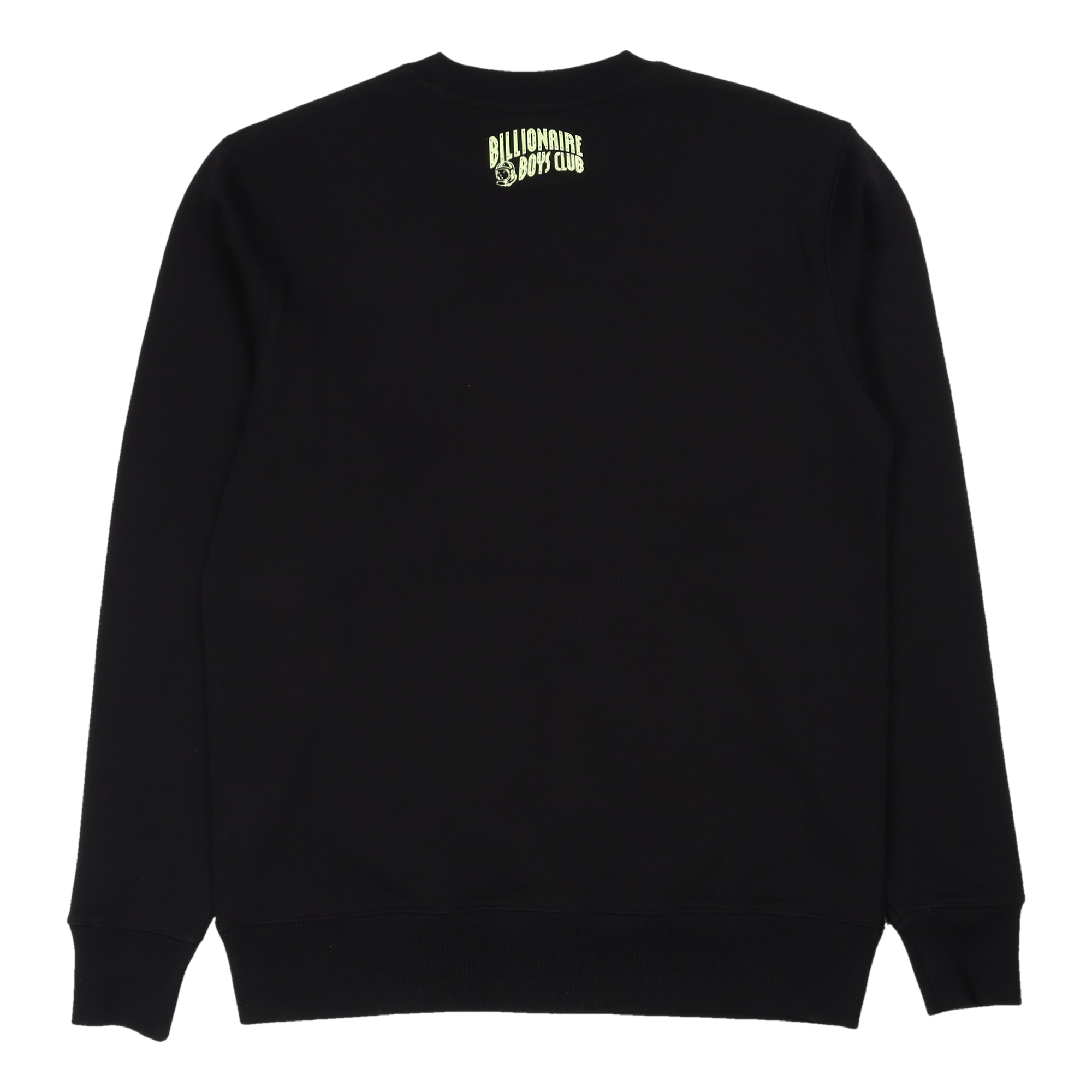 Serif Logo Crewneck Black