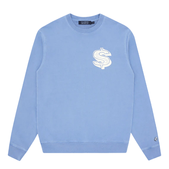 Billionaire Boys Club Dollar Logo Crewneck Blue | Caliroots.Com