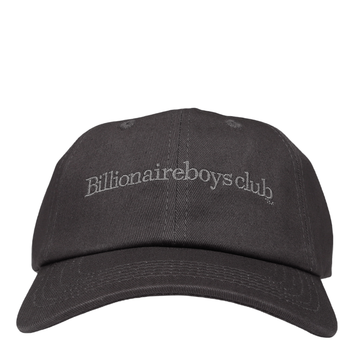 Serif Logo Curved Visor Cap Black