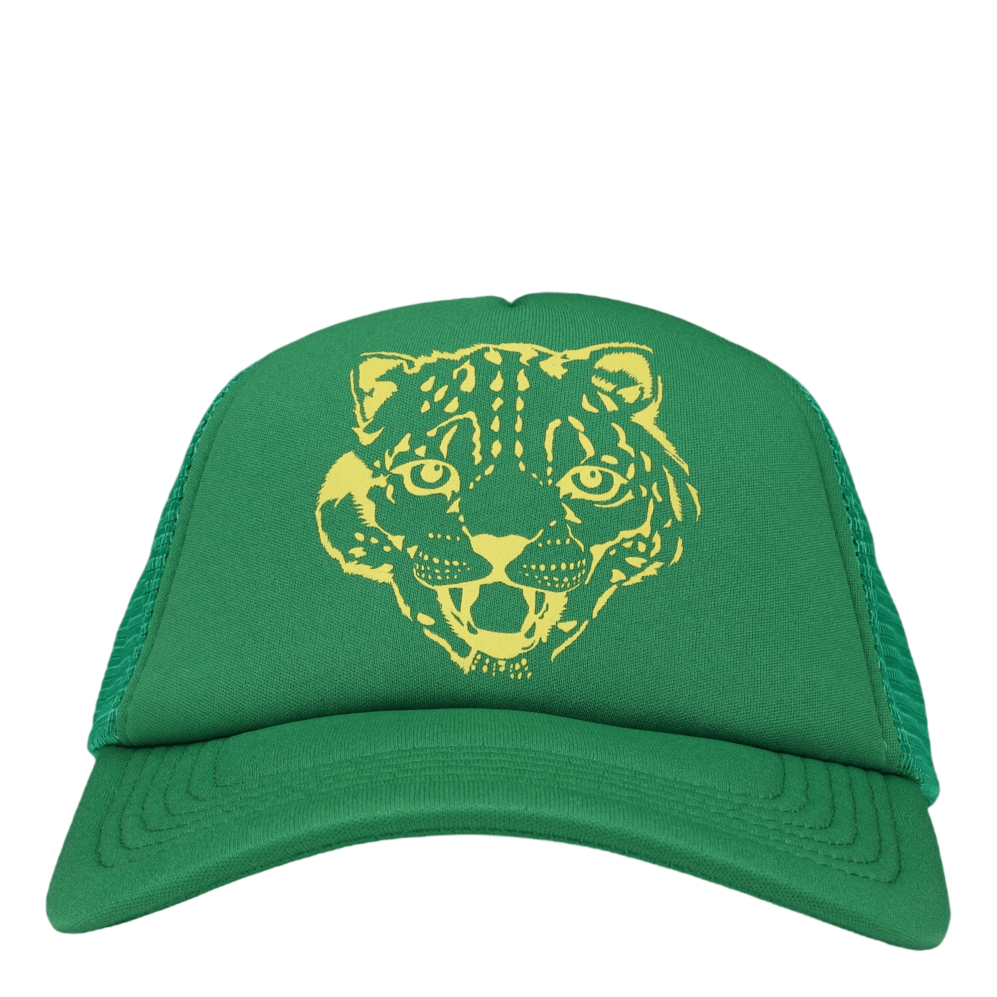 Leopard Trucker Cap Green
