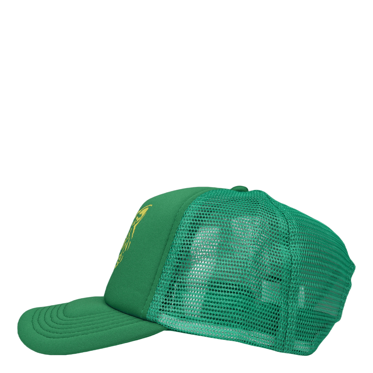Leopard Trucker Cap Green