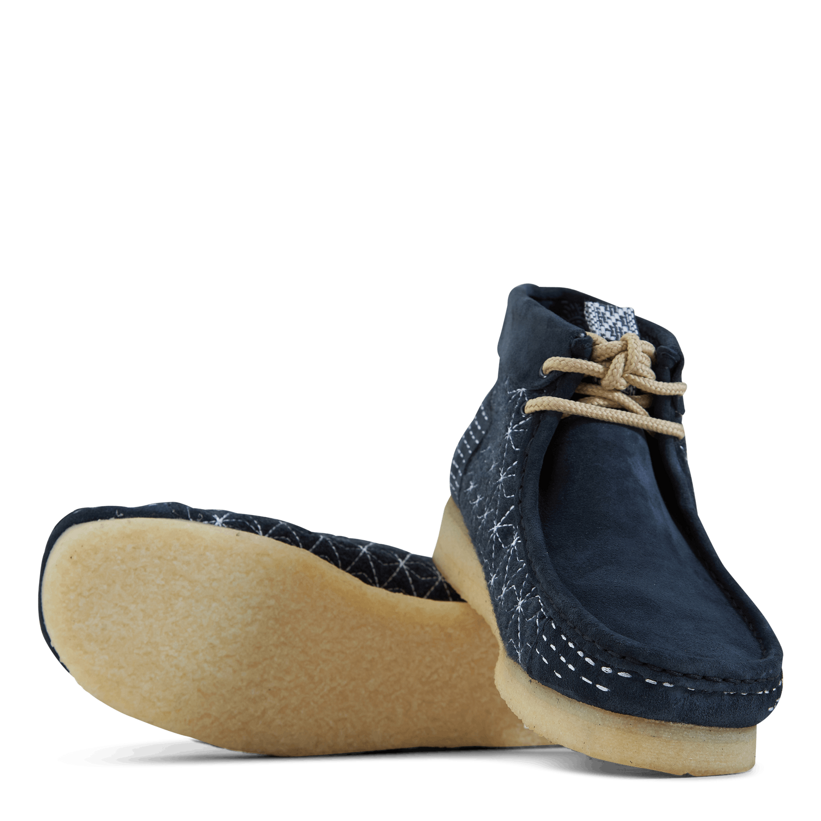 Wallabee Boot Navy Sashiko