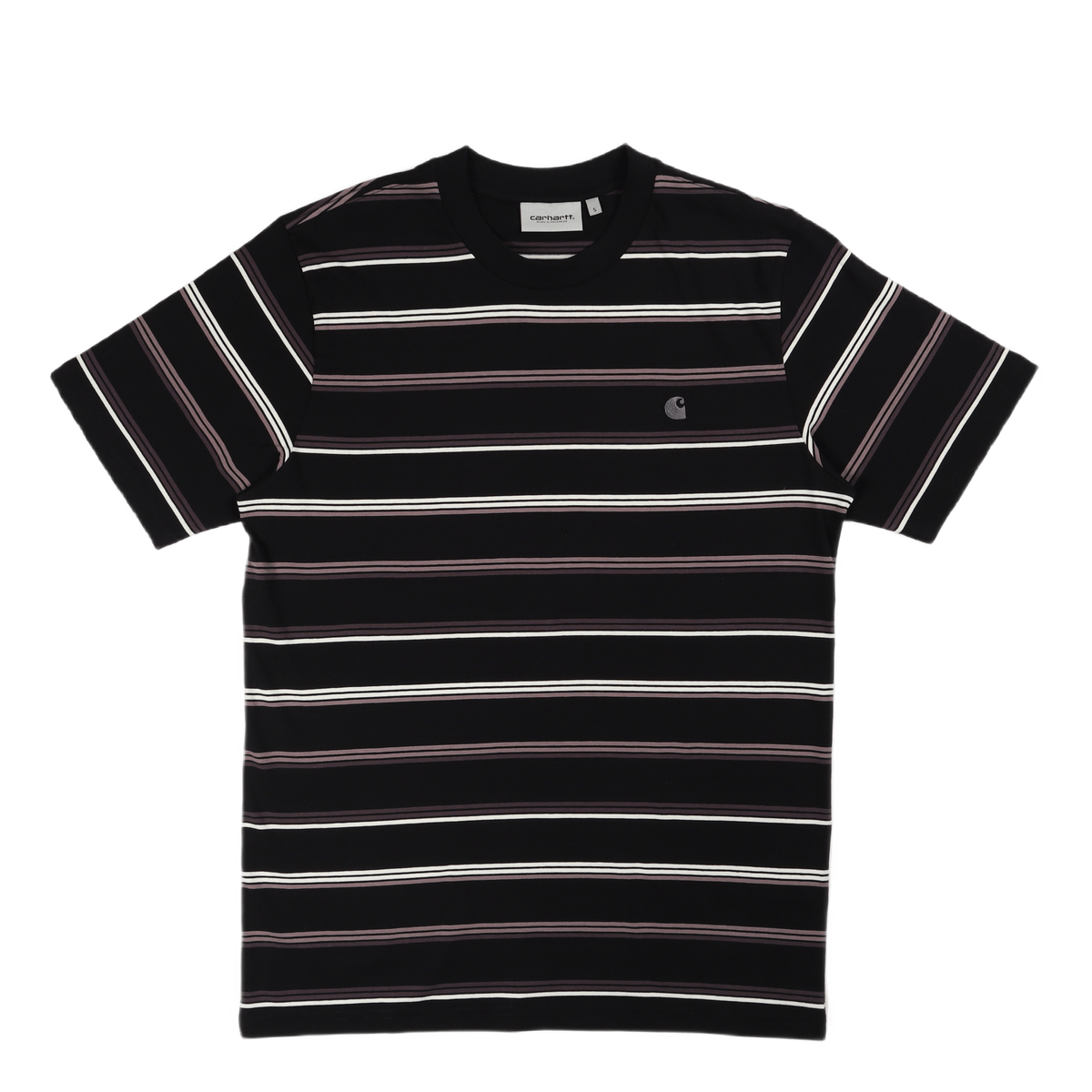 S/s Vonn T-shirt Vonn Stripe, Black / Artichoke