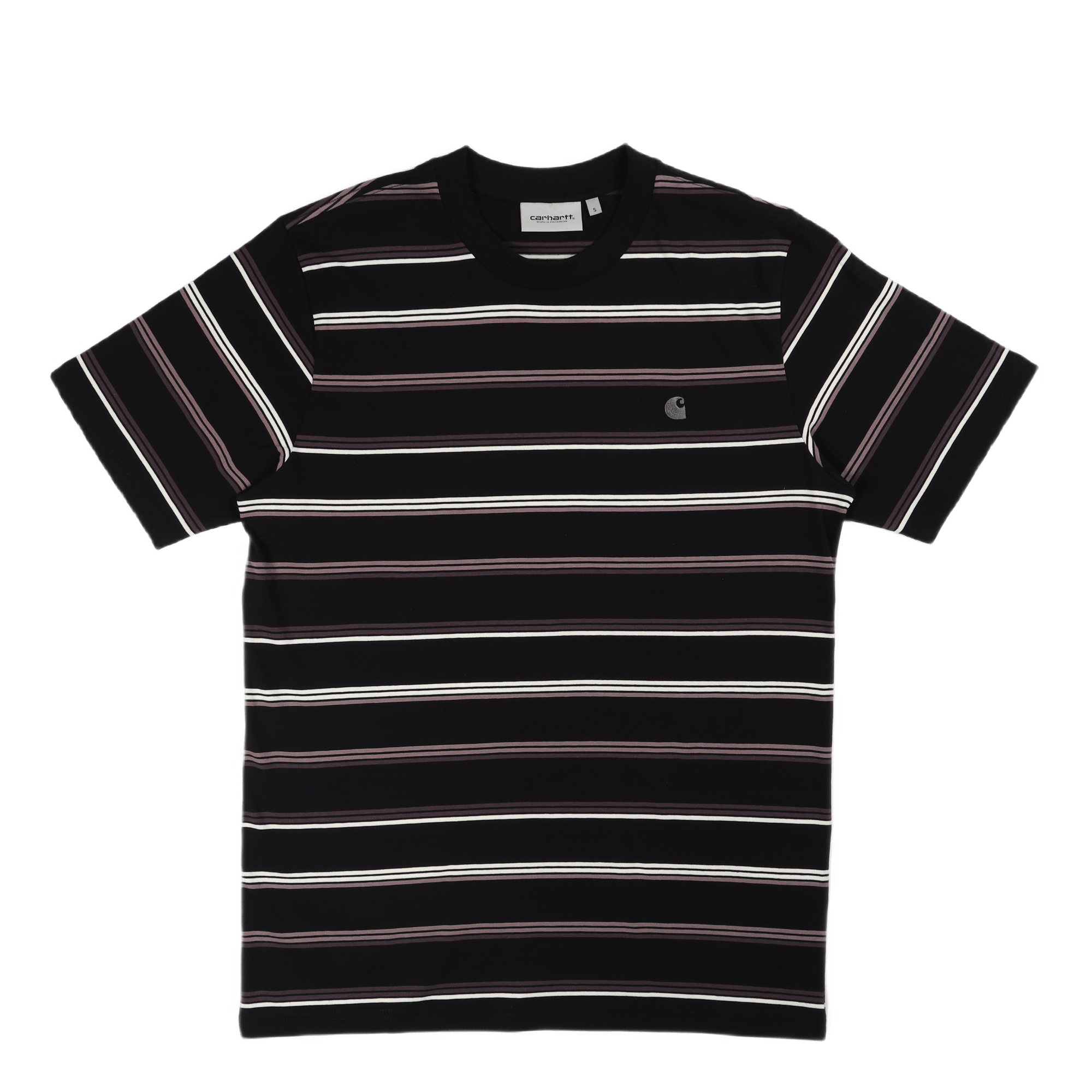 S/s Vonn T-shirt Vonn Stripe, Black / Artichoke