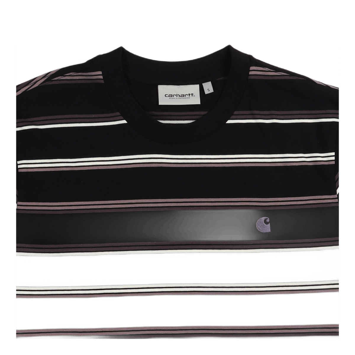 S/s Vonn T-shirt Vonn Stripe, Black / Artichoke