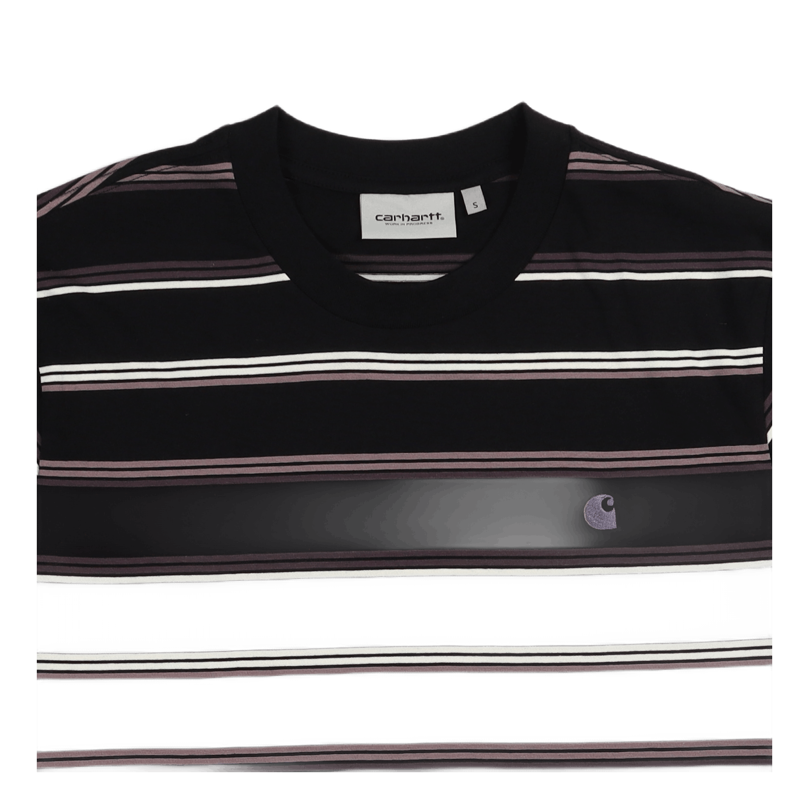 S/s Vonn T-shirt Vonn Stripe, Black / Artichoke