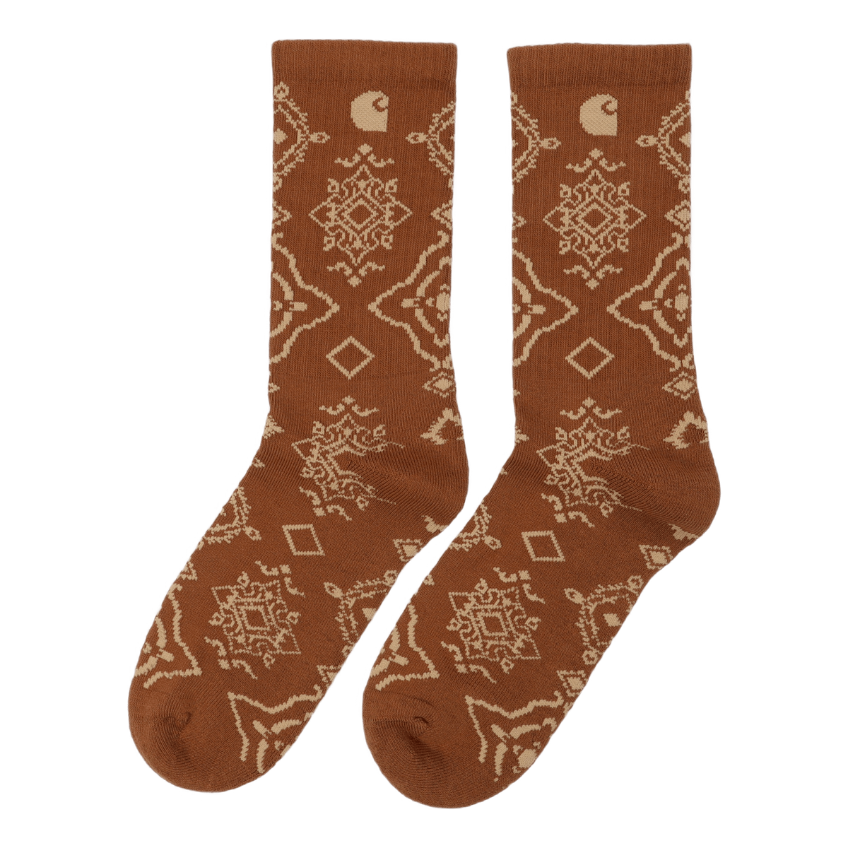 Verse Socks Verse Jacquard, Hamilton Brown