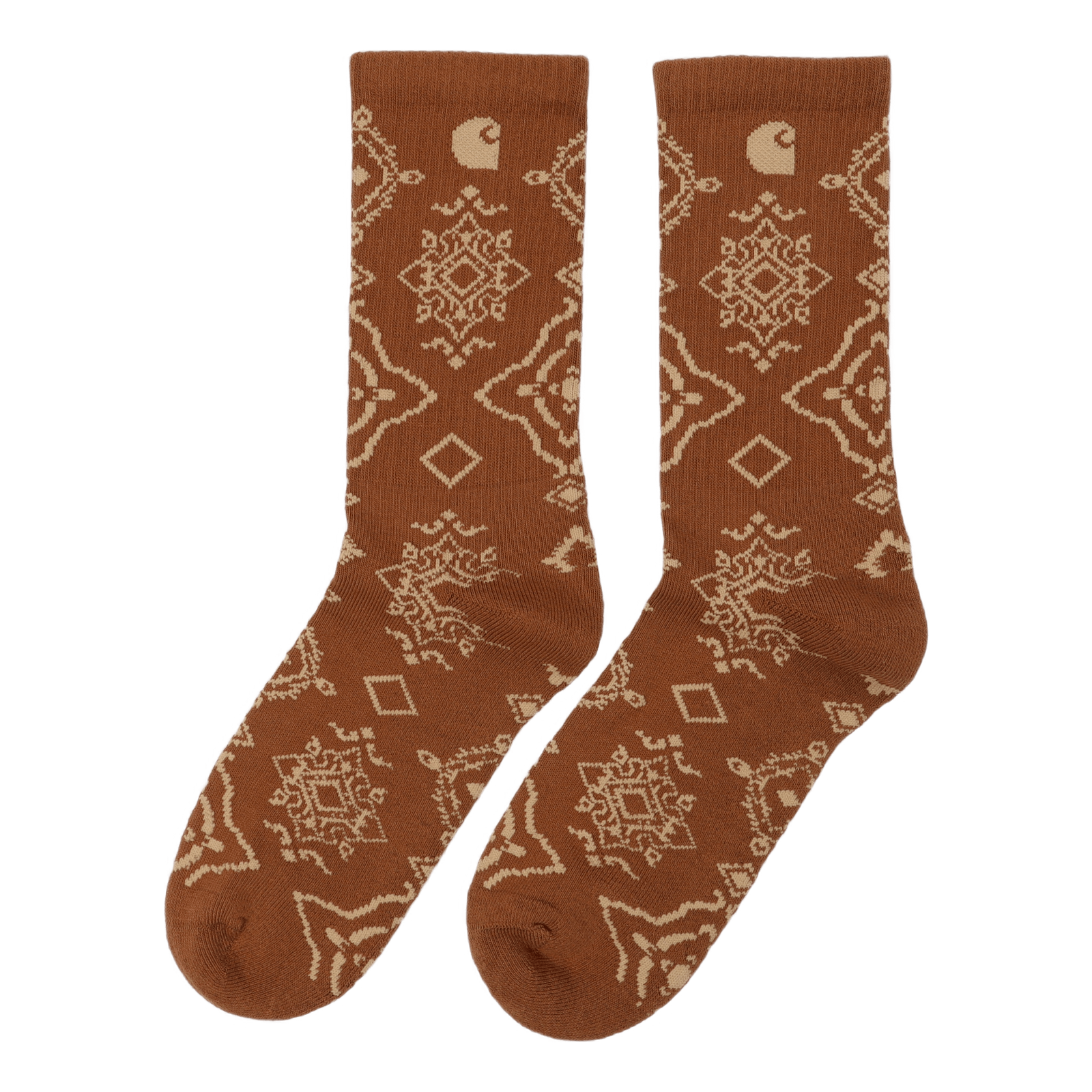 Verse Socks Verse Jacquard, Hamilton Brown