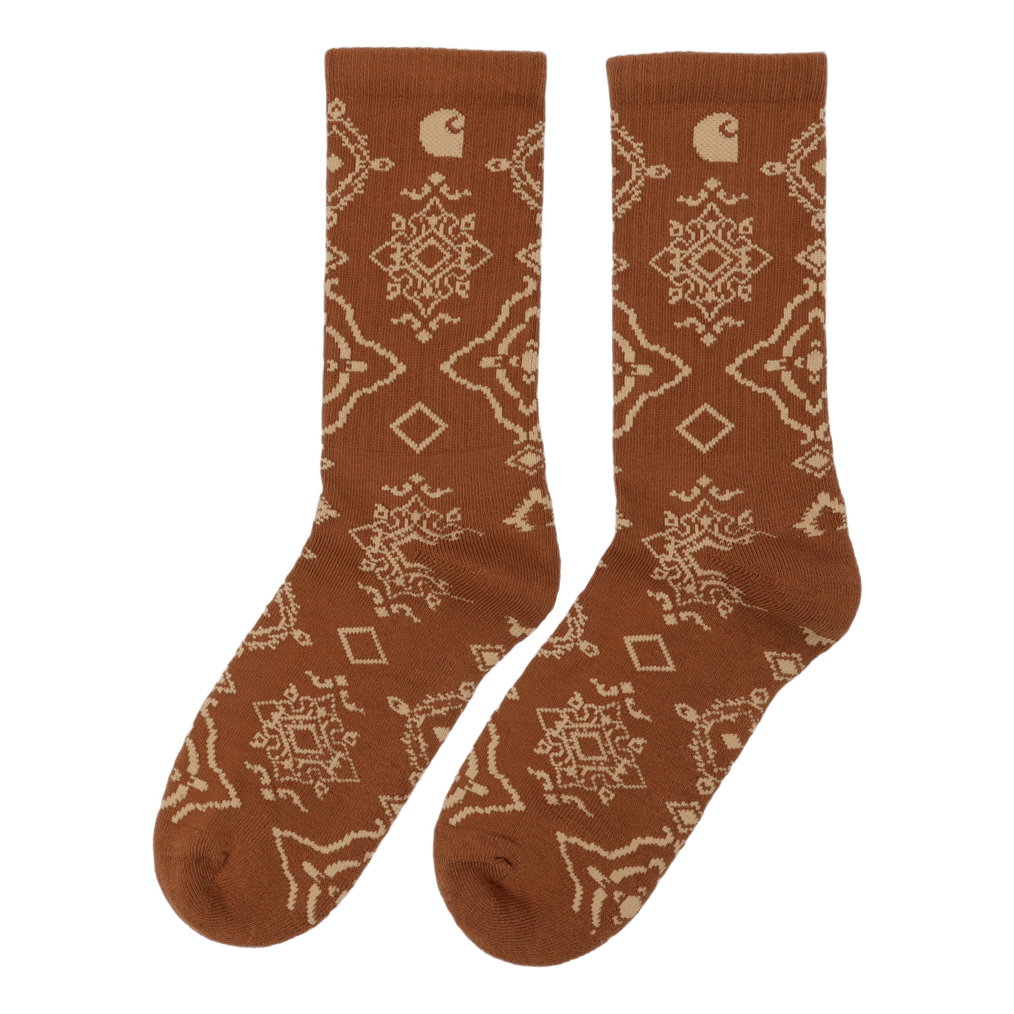 Verse Socks Verse Jacquard, Hamilton Brown