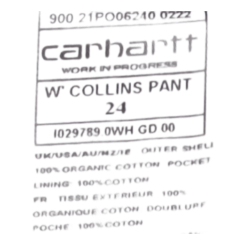 W' Collins Pant Boxwood