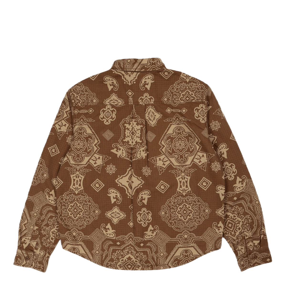 W' L/s Verse Shirt Verse Print, Hamilton Brown